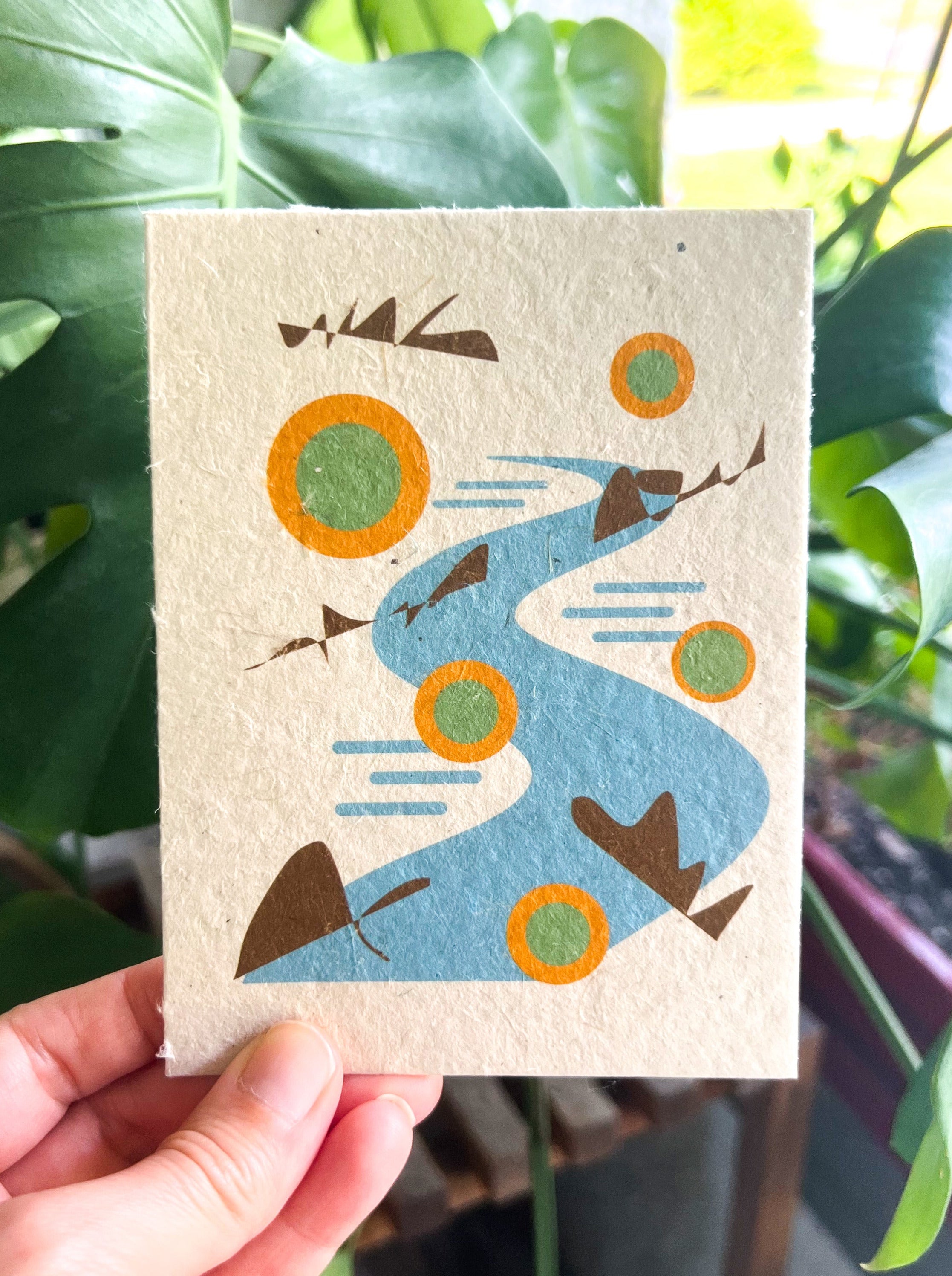 Botanical Plantable Seed Card || Zero Waste || Supports Women || Eco-friendly || M1