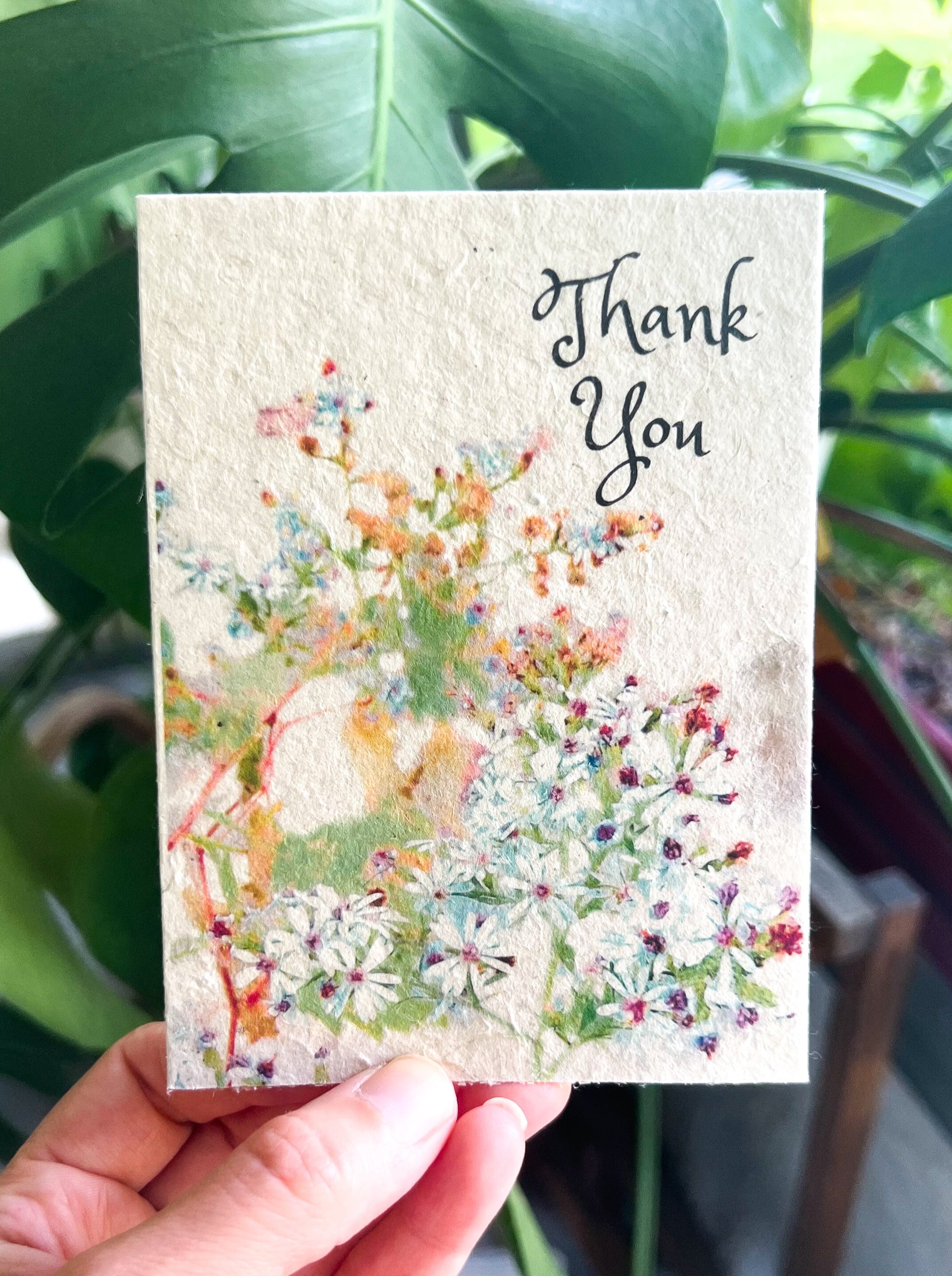 Botanical Plantable Seed Card || Zero Waste || Supports Women || Eco-friendly || MVW43