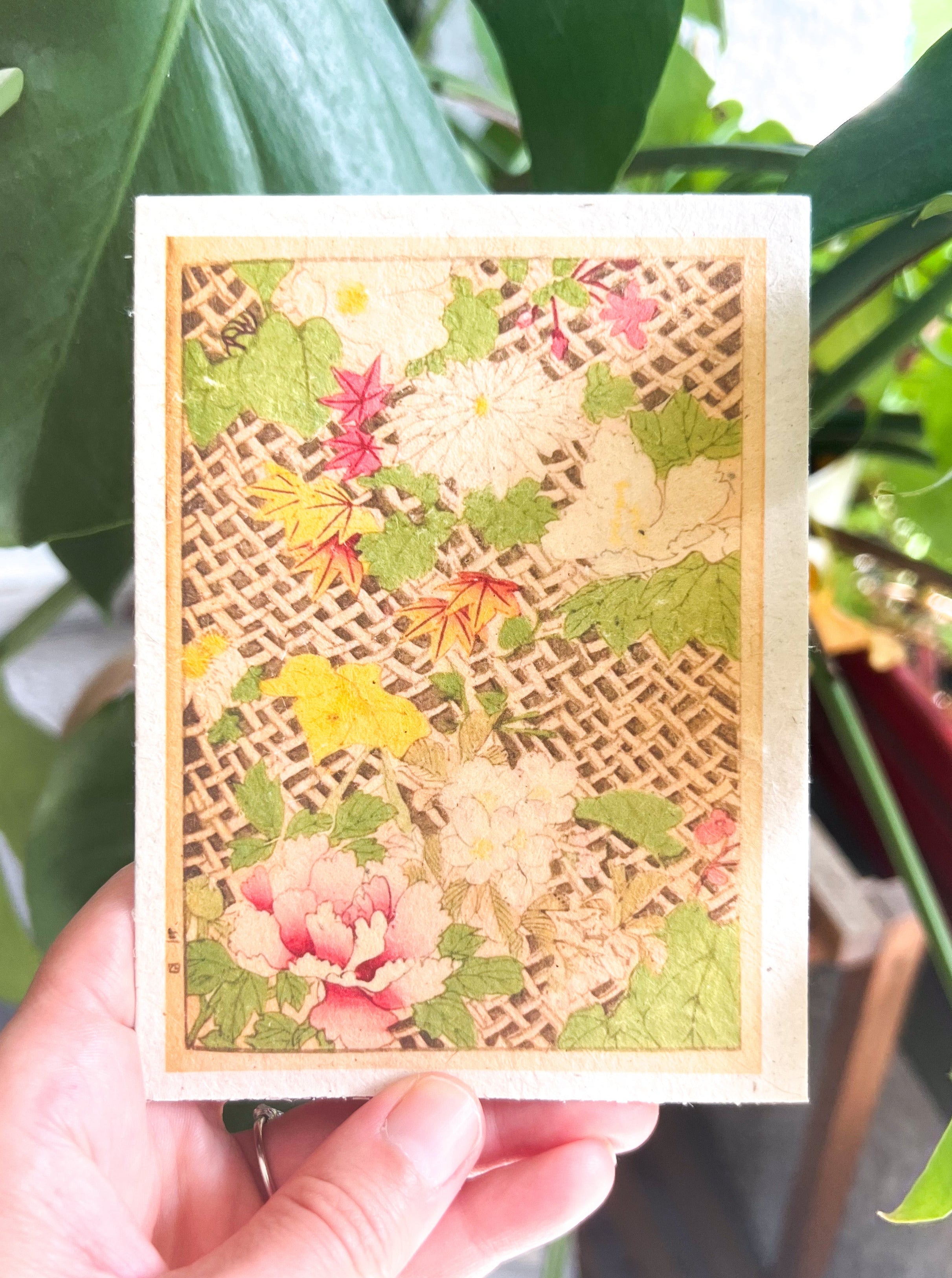 Japanese Plantable Seed Card || Zero Waste || Supports Women || Eco-friendly || J36