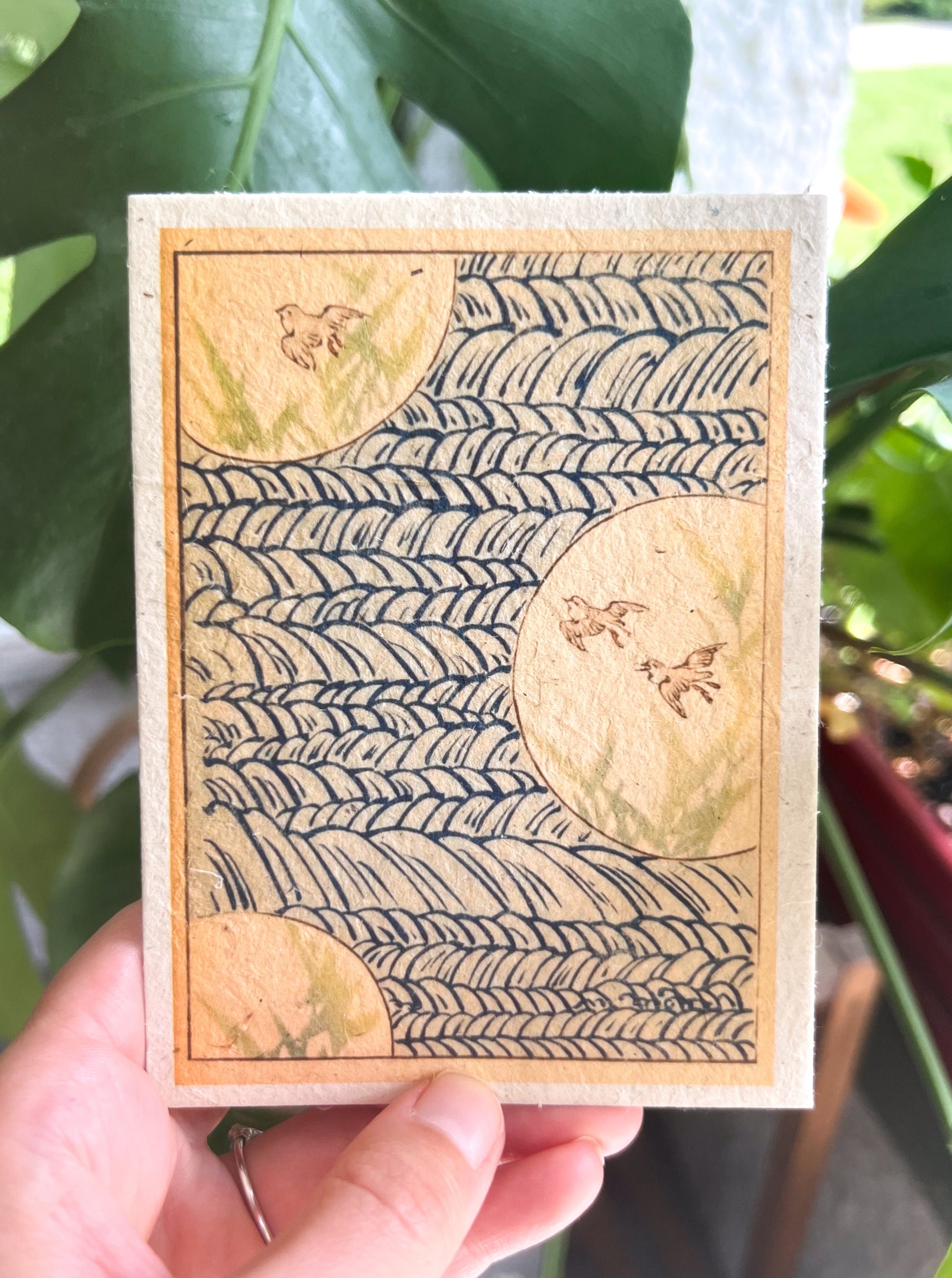Japanese Plantable Seed Card || Zero Waste || Supports Women || Eco-friendly || J55