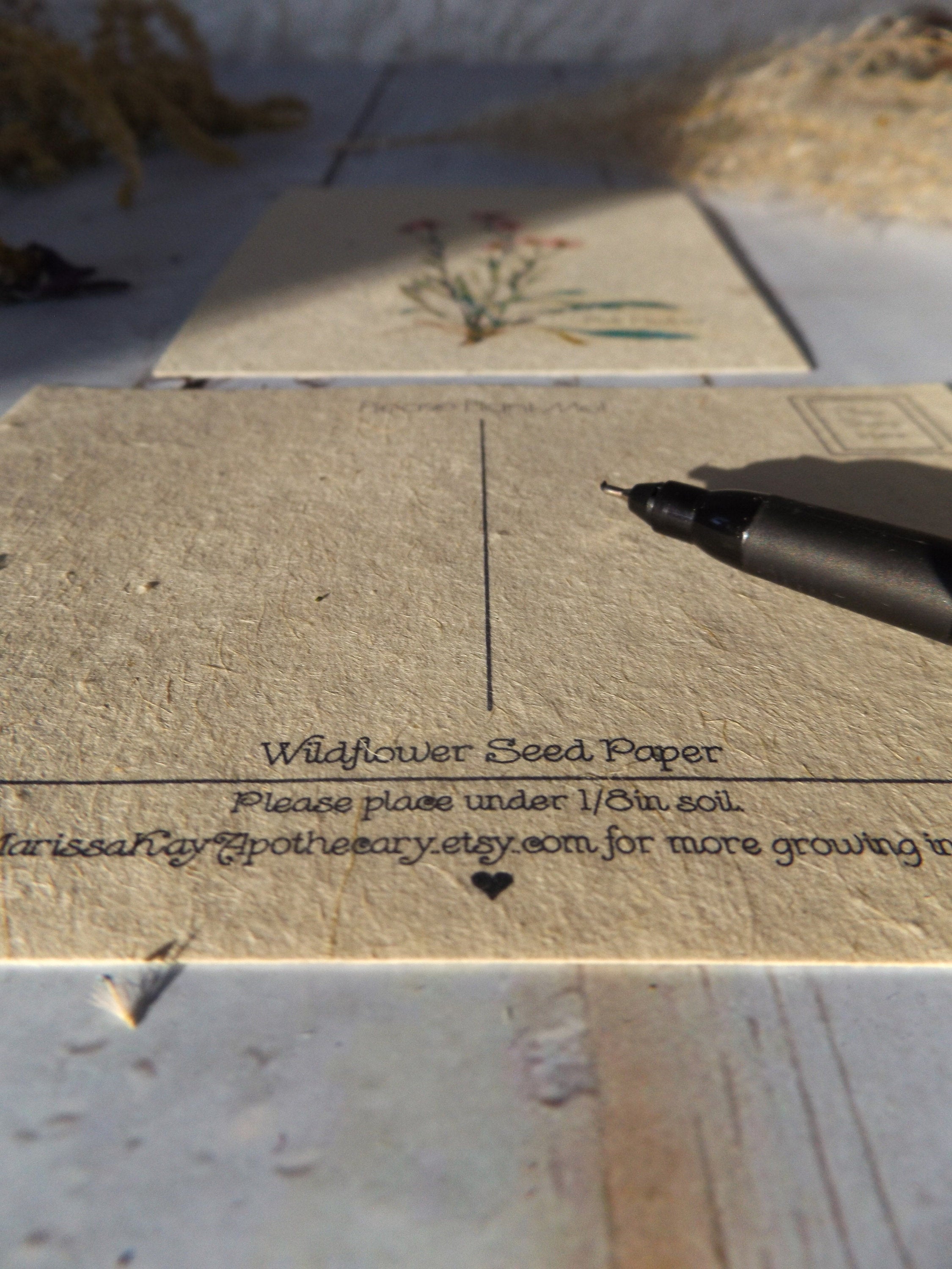 Wholesale 100ct Vintage Inspired Postcards On Seed Paper || Wildflowers Will Grow || Variety 6 Pack || Eco-friendly || Supports Women in Nepal