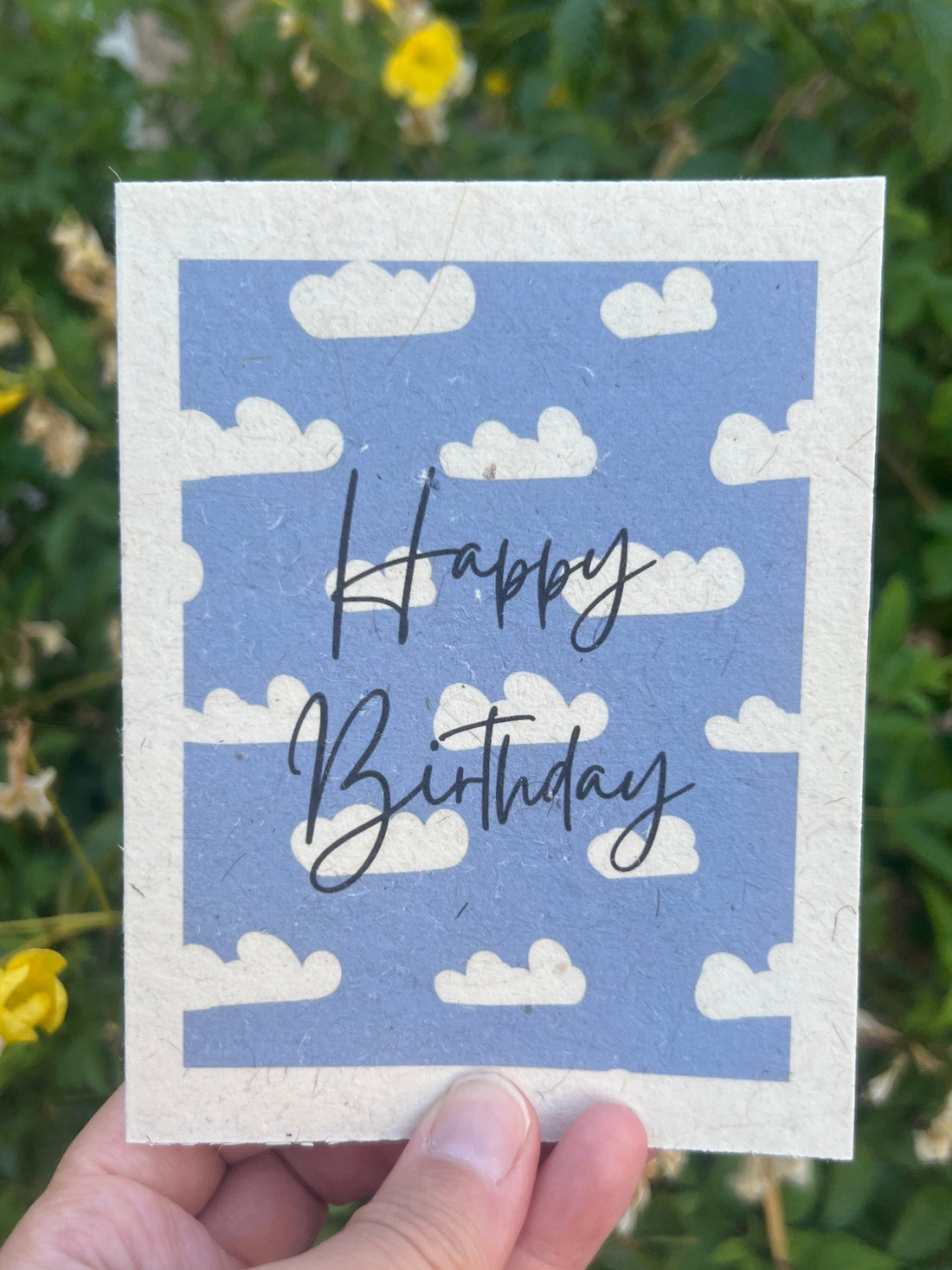 Happy Birthday Sky with clouds