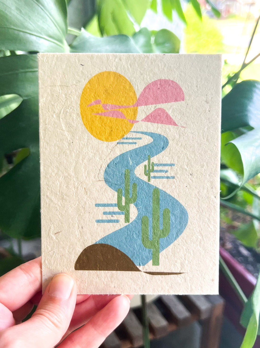 Botanical Plantable Seed Card || Zero Waste || Supports Women || Eco-friendly || M2