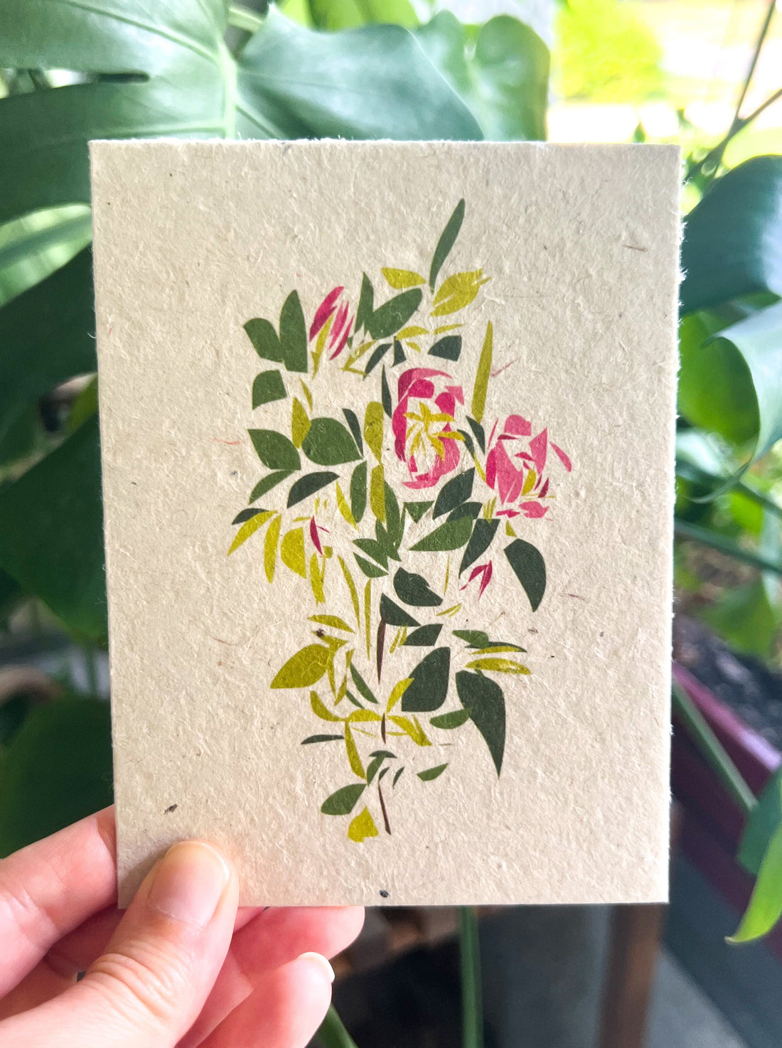 Botanical Plantable Seed Card || Zero Waste || Supports Women || Eco-friendly || M4