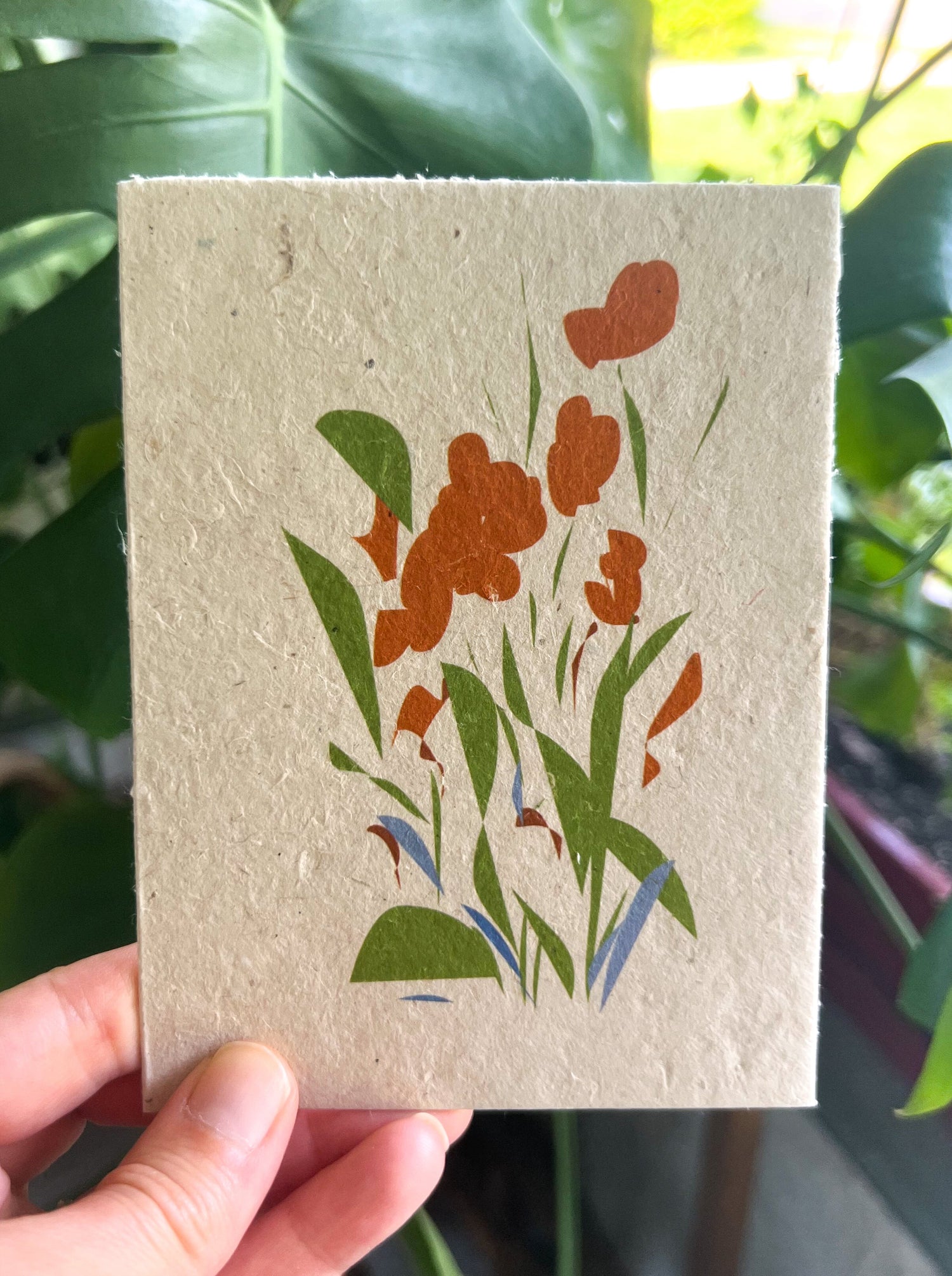 Botanical Plantable Seed Card || Zero Waste || Supports Women || Eco-friendly || M8