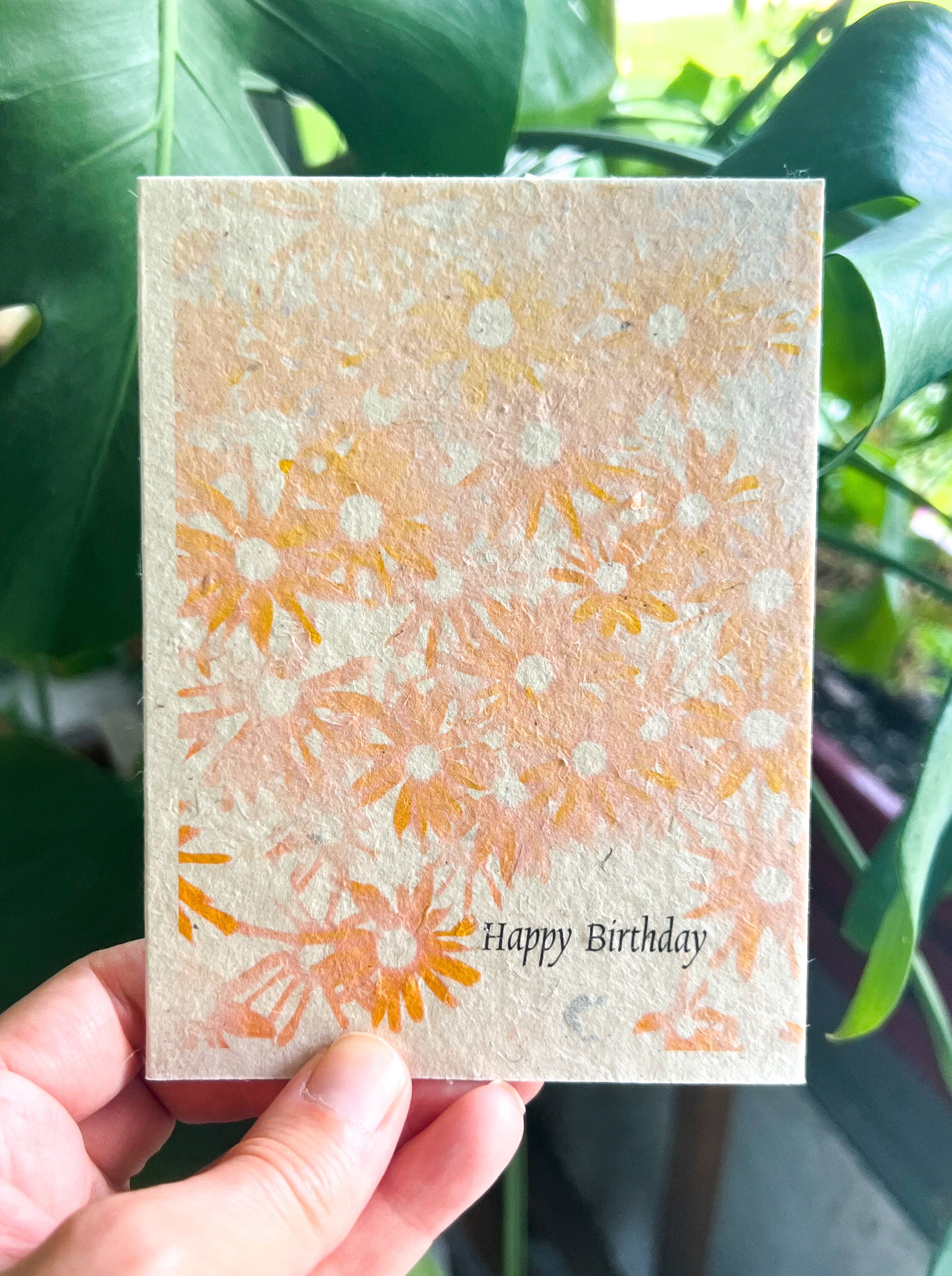 Botanical Plantable Seed Card || Zero Waste || Supports Women || Eco-friendly || MVW49