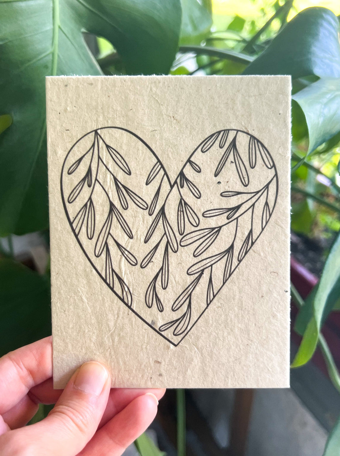 Botanical Plantable Seed Card || Zero Waste || Supports Women || Eco-friendly || MVW62