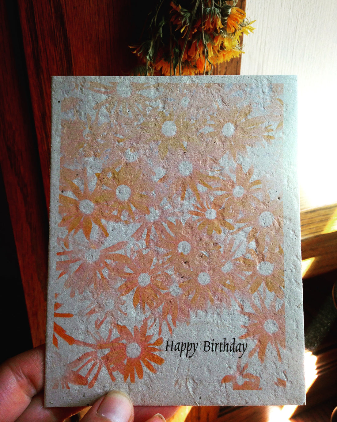 Happy Birthday Plantable Seed Card || WIldflower Seed Paper || Supports Women || Eco- Friendly